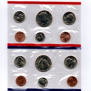 1990-P&D Uncirculated Set... 10 Coin Set... In Original US Mint Packaging